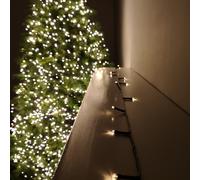 Samuel Alexander 100 LED 10m Premier Christmas Indoor Outdoor Multi Function Battery Operated String Lights with Timer in White Samuel Alexander White