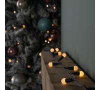 Samuel Alexander 10m 100 LED Multi-Action Pearl Christmas String Lights in Warm White Samuel Alexander White