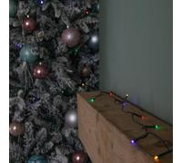 Samuel Alexander 10M Battery Operated Multi-Action Christmas String Lights With 100 Multi-Coloured Leds