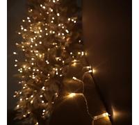 Samuel ALEXANDER 10m Multi Function Battery Operated Vintage Gold LED Fairy Lights Christmas Decorations with Timer