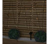 Samuel Alexander 10m Solar Powered Outdoor Garden String Lights with 100 Warm White LEDs