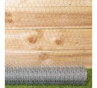 Samuel Alexander 10m x 90cm x 25mm Galvanised Steel Chicken Garden Wire Netting / Fencing