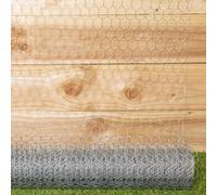 Samuel Alexander 10M X 90Cm X 25mm Galvanised Steel Chicken Garden Wire Netting Or Fencing