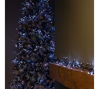 Samuel Alexander 12.4m 960 LED Christmas Cluster Multi-Action String Lights with Timer in White Samuel Alexander White