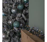 Samuel Alexander 12.4m 960 LED Christmas Cluster String Lights with Timer in White & Warm White Samuel Alexander White