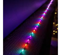 Samuel Alexander 12.8m Compact MicroBrights Christmas Lights with 800 LEDs in Rainbow