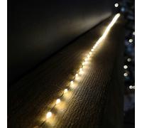 Samuel Alexander 12.8m Compact MicroBrights Christmas Lights with 800 LEDs in Warm White