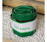 Samuel Alexander 12cm x 6m Plastic Corrugated Lawn Garden Edging Border in Green Samuel Alexander Green