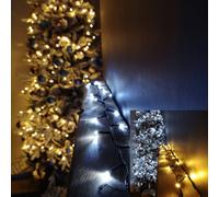 Samuel Alexander 12M White Or Warm White Colour Changing String Connectable Led Lights Christmas Decorations