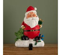 Samuel Alexander 13Cm Premier Christmas Stocking Hanger Decoration In Santa Design