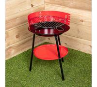 Samuel Alexander 14" Round Garden Barbecue / Bbq With Wind Shield & Shelf