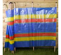 Samuel Alexander 15.2Ft (4.6M) Long 1M High 8 Pole Beach / Camping Windbreak / Wind Break
