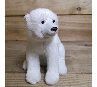 Samuel ALEXANDER 15cm White Sitting Polar Bear Christmas Ornament Decoration