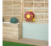Samuel Alexander 15m Pro Wall Mounted Garden Hose Pipe with Spray Nozzle & Storage Reel