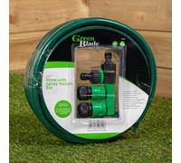 Samuel Alexander 15M Reinforced Kink Resistant Garden Hose Pipe With Connectors