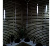 Samuel Alexander 15pc 10.5m 70cm Premier Snowing Shower Icicle Christmas Lights with 450 Cool White LEDs Samuel Alexander White