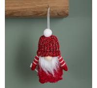 Samuel Alexander 16cm Red Gonk with Bobble Hat Hanging Christmas Pendant Decoration Samuel Alexander Red