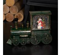 Samuel Alexander 17Cm Battery Operated Frosty All Aboard Snow Swirling Christmas Lantern