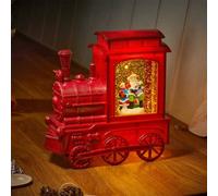 Samuel Alexander 17cm Battery Operated Light up SnowSwirl All Aboard! Christmas Decoration with LEDs