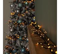 Samuel ALEXANDER 18.5m 1440 LED Christmas Cluster Multi-Action String Lights with Timer in Vintage Gold