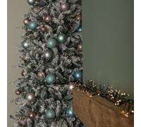 18.5m 1440 LED Christmas Cluster Multi-Action String Lights with Timer in Warm White