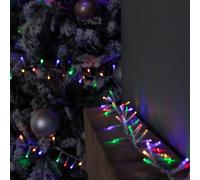PREMIER Christmas String Lights 18.7m 750 LED TreeBrights on Clear Cable with Timer Multi-Coloured