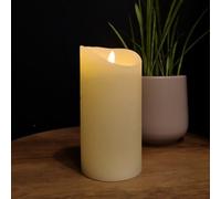 Samuel Alexander 18Cm Premier Christmas Cream Flickerbright Candle With Timer