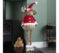 Samuel Alexander 1m Plush Festive Golden Comet Decoration with Extendable Legs Samuel Alexander Multicolor