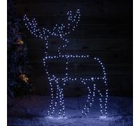 Samuel Alexander 1Mx80Cm Light Up Standing Christmas Reindeer With 292 White Leds