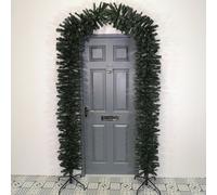 Samuel Alexander 2.4m (8ft) Tall Single Door Indoor Christmas Tree Arch in Green