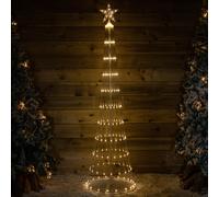Samuel Alexander 2.5m Light up Christmas Cone Tree with 320 Warm White LEDs & Timer Function Samuel Alexander Multicolor