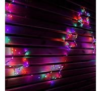 Samuel Alexander 2.6M Set Of 10 Star Curtain Lights 227 Rainbow Leds Microbrights String Lights