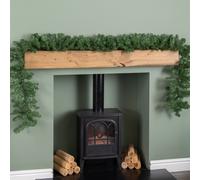 Samuel Alexander 2.7m (9ft) Plain Green Imperial Pine Christmas Garland Samuel Alexander Green