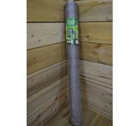 Samuel Alexander 2 Pack Of 10M Galvanised Metal Chicken Garden Wire Netting Or Fencing