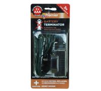 Samuel Alexander 2 x AAA Money Saving Battery Replacement Plug In Adapter in Black Samuel Alexander Black