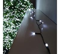 Samuel Alexander 200 LED 20m Premier Christmas Indoor Outdoor Multi Function Battery Operated String Lights with Timer in Cool White