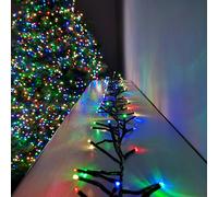 Samuel Alexander 2000 LED 25 Premier Clusterbrights Indoor Outdoor Multifunction Mains Operated Christmas Cluster Lights with Timer in Multicoloured