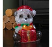 Samuel Alexander 20cm Light up Christmas Ice Panda with 30 Cool White LEDs Samuel Alexander Multicolor