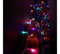 Samuel Alexander 20m Battery Operated Indoor Outdoor Christmas String Lights with 200 LEDs in Rainbow Samuel Alexander Multicolor