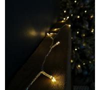 Samuel Alexander 20M Battery Operated Indoor Outdoor Christmas String Lights With 200 Leds In Warm White