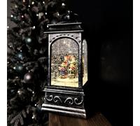 Samuel Alexander 21Cm Battery Operated Christmas Carol Scene Glitter Water Spinner Lantern