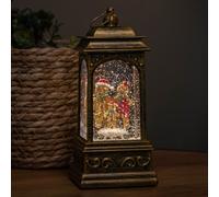 Samuel Alexander 21Cm Dual Powered Light Up Christmas Gingerbread Family Water Spinner With Leds