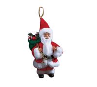 Samuel Alexander 24cm Red & White Traditional Hanging Santa Christmas Pendant Samuel Alexander Red