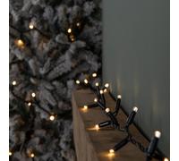 24m Set of 300 Connectable String Lights with Warm White LEDs