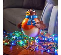 Samuel Alexander 25Cm Large Wobbling Rocking Hand Painted Christmas Robin Decoration