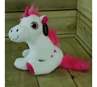 Samuel Alexander 25Cm Plush White Unicorn With Pink Mane And Tail