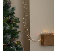 Samuel Alexander 25M 1000 Led Treebrights Christmas String Lights In Red & Warm White On Clear Cable