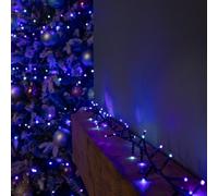 Samuel ALEXANDER 25m 1000 LED TreeBrights Christmas String Lights with Timer in Blue, Purple & White
