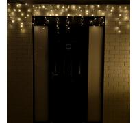 Samuel Alexander 25M 1000 Warm White Led Frosted Icicle Indoor Outdoor Christmas Lights With Timer