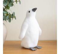 Samuel Alexander 26Cm Freestanding Flocked Christmas Penguin Decoration